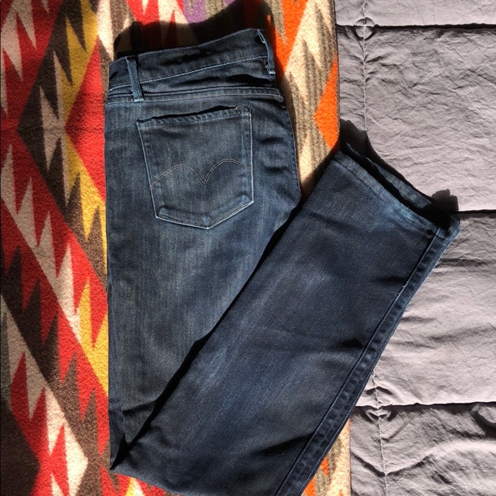 Levi’s Capital E ruler straight low slim straight